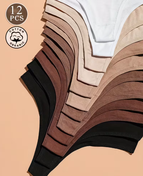 Elegantiškos moteriškos kelnaitės su aukštu palaikymu, 95% medvilnė