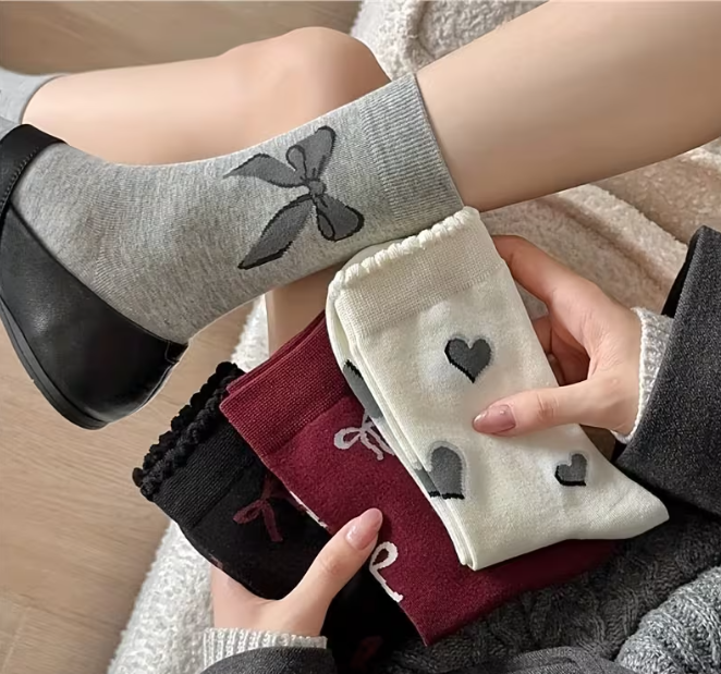 Korėjietiško stiliaus „bubble“ kojinės