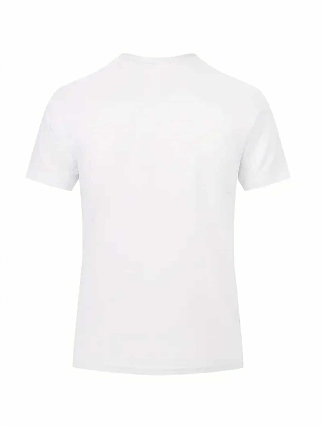 Vyriški balti medvilniniai marškinėliai M dydis