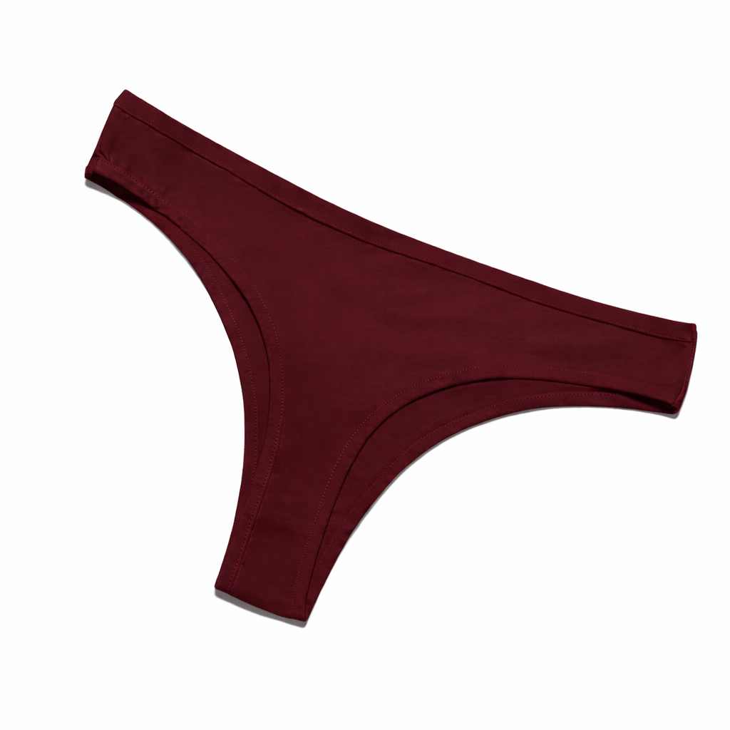 Moteriškos  bordo medvilninės kelnaitės M dydis