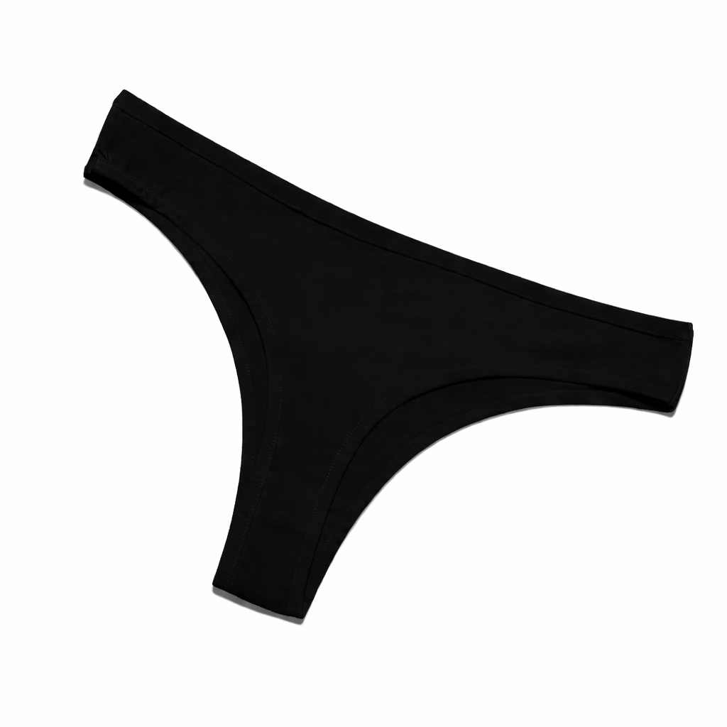 Moteriškos juodos medvilninės kelnaitės M dydis