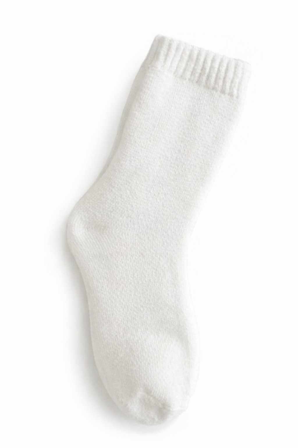 Baltos kojinės vaikams 55% kašmyras